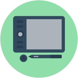 Graphic tablet icon