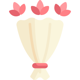 Flower bouquet icon
