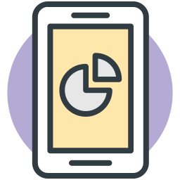 mobiele analyses icoon