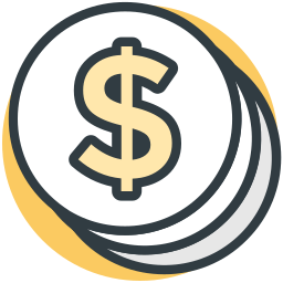 Coins stack icon