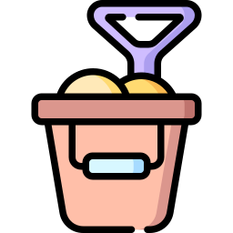 Sand bucket icon