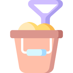 Sand bucket icon