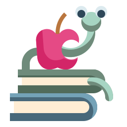 Книжный червь иконка