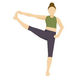 Yoga pose icon