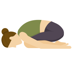 pose de yoga Icône
