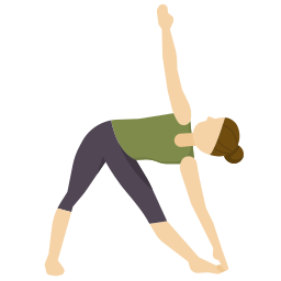 Yoga pose icon