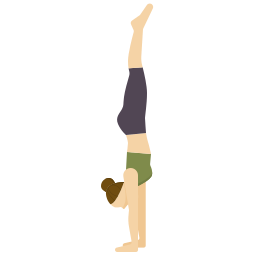 handstand icoon