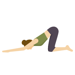 Yoga pose icon