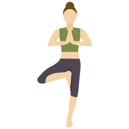 Yoga pose icon