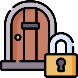 Locked door icon