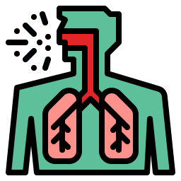 sistema respiratório Ícone