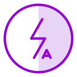 flash automático icono