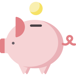 Piggy bank icon