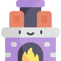 chimenea icono