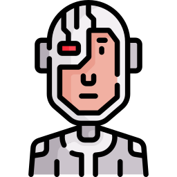 cyborg icona