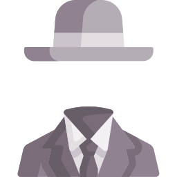 Invisible man icon