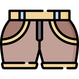 pantalones cortos icono