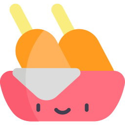 Corn dog icon