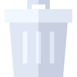 Trash bin icon