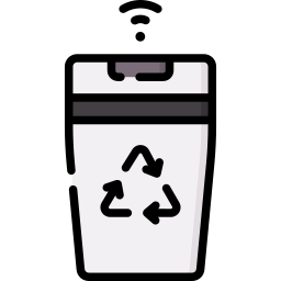 Smart trash icon
