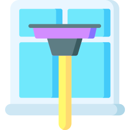 le nettoyage des vitres Icône