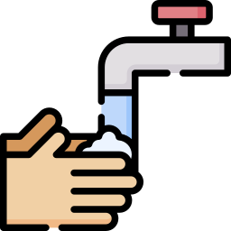lavando as mãos Ícone