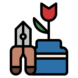 꽃 디자인 icon