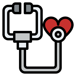 Heart check icon