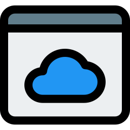 archiviazione web icona