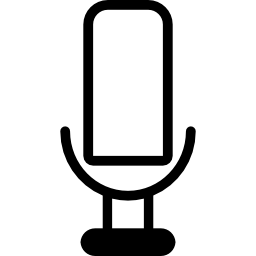 ferramenta de áudio de voz para microfone Ícone