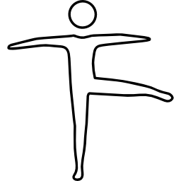 Dancer outline icon