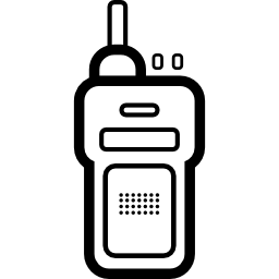telefoon of walkietalkie icoon