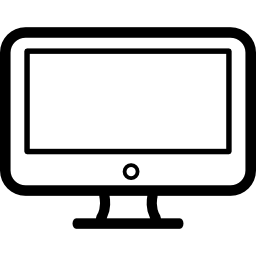 esquema del monitor icono