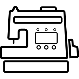 Sewing machine outline icon