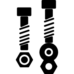 파선이있는 가위 도구 icon
