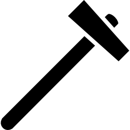 Hammer repair tool icon