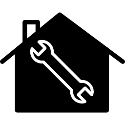huis reparatie symbool icoon