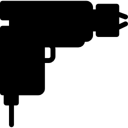 Machine drill outline icon