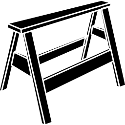 profilo del supporto della sedia icona