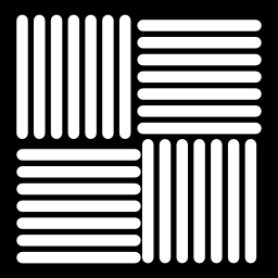 líneas que forman una caja icono