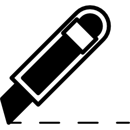 Paper cutter outline icon