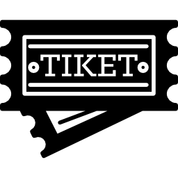 Museum ticket outline icon
