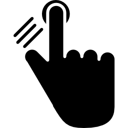 Fingerprint scanning process icon