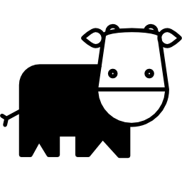 variante de dessin animé de vache Icône