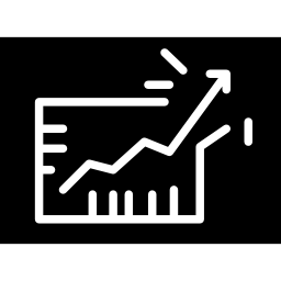 gráfico de crescimento de negócios Ícone