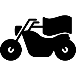 moto avec étiquette de prix Icône