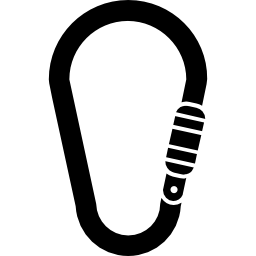 Metal outline lock icon