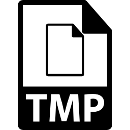 format de fichier d'icône tmp Icône