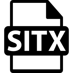 formato de arquivo sitx Ícone