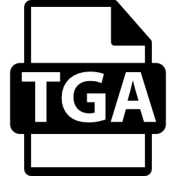 formato de archivo tga icono